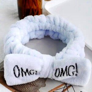 OMG Stretch Headband Grey Blue